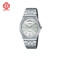 Casio General MTP-B146D-7AV Silver Stainless Steel Band Men Watch