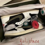 (US13) 正版Nike Air Jordan 1 x Travis Scottt women us13 (men us11.5)