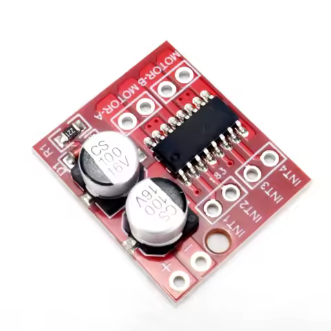 Mini L298N DC Motor Driver Board 2-Way PWM Dual H-Bridge for Arduino Smart Car Robot Kits