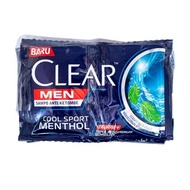 Clear Men Shampoo Cool Sport Menthol - Sachet 12x 9ml