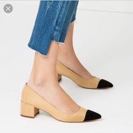 Zara high heels shoes in beige size 36 (Real photo at the end)