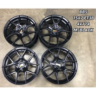 USED RIM BBS 15 INCH FOR IRIZ PERSONA WAJA GEN2 SATRIA NEO ISWARA