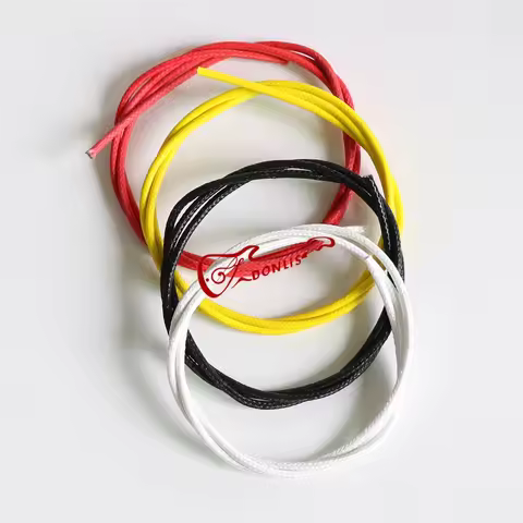 Donlis 2 Meters/pack 1 Conductor ST/TL Pickup Output Wire 22AWG Single Coil Guitar Pickup Connect Wi