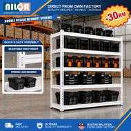 🔩𝑵𝑰𝑰𝑳𝑶𝑹🔩Storage Rack Boltless Rack Rak Besi Metal Rack Heavy Duty Rack Home Kitchen Store Rack Multi