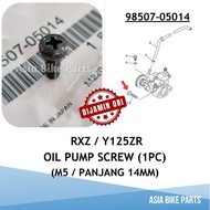 Yamaha Original RXZ / Y125ZR Oil Pump Screw Ikat Pump 2T - 98507-05014
