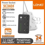 LDNIO SC3604 Power Socket Fast Charging 3 Hole 6 USB Power Plug