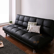 找得 - 日式簡約SOFA BED 現代小戶型梳化床可加乳膠 多角度折疊多功能雙人梳化單人床 3020 (黑色)