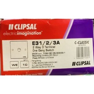 CLIPSAL 1 GANG 2 WAY SWITCH