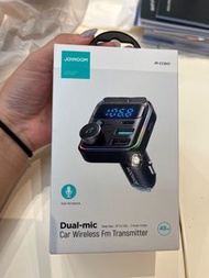 JOYROOM汽車FM藍芽48W發射器無線轉接器雙麥克風JR-CCB01 48W Dual-Mic Car Wireless FM Transmitter