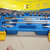 Hand Tools / Socket Wrench Set Lippro 24 Pcs Plastic Box Socket Set Lipro 24Pcs