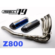 Project79 Exhaust Kawasaki Z800 Full System Piping Manifold Stainless Steel Z 800 Ekzos Muffler Moto
