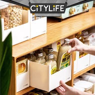 Citylife 1.2L to 9.7L Storage Box Organizsation Box Wardrobe Kitchen Living Room Storage Boxes Organizer H-7334-40 WHITE