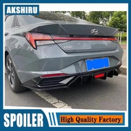 For Hyundai Elantra Avante CN7 2020 2021 2022 Rear Spoiler Rear Diffuser Bumper Lip Body Kit Accesso