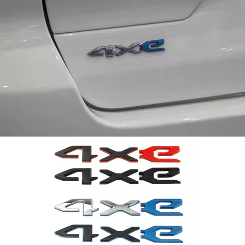 ABS Car 4xe Logo Side Fender Trunk Badge Emblem Decals Sticker For Jeep Wrangler Grand Cherokee Comp