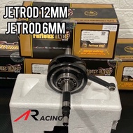 Crankshaft Jetrod 12MM / 6MM 💥 Wave 125 PNP Ex5 Padu