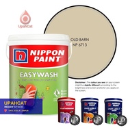 1 & 5 Liter - OLD BARN NP 6713, Nippon Paint, Easy Wash, Weatherbond & Spot-less - Waterbase Paint