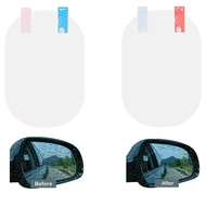 2pcs Anti Glare/Fog/Waterproof/Rainproof Car Clear Rearview Mirror Window Protective Film Sticker with Accessories Package