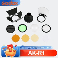 Godox AK-R1 Accessory Kit for Round Flash Head for AD200 AD200ProII V1 V1Pro V860III H200R Photograp