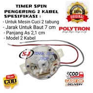 Timer Spin Pengering 2 Kabel Mesin Cuci POLYTRON 2 Tabung Timer Pengering POLYTRON 2 Kabel