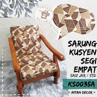 Sarung Kusyen Segi Empat 1 ZIPPER (SIZE JKR / STD) 14 pcs Cushion Cover Square 1 ZIPPER (SIZE JKR / STD)14 pcs