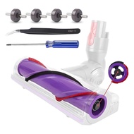 Retail Wheels & Roller Brush Kit Replacement For Dyson V10 SV12 Vacuum Cleaner  Parts,For Dyson V10 