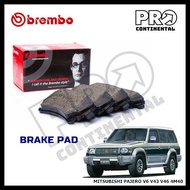 GENUINE BREMBO MITSUBISHI PAJERO V6 V43 V46 4M40 BRAKE PAD