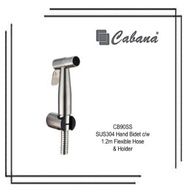 Cabana CB90SS-DIY SUS304 Hand Bidet c/w 1.2m Flexible Hose and Holder