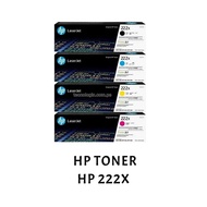 [ORIGNAL] HP Toner HP 222X Black Cyan Magenta Yellow W2220X W2221X W2222X W2223X