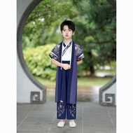 Hanfu Boys 2025 Ancient Costume Short Sleeve Chinese Children Tang Costume Ancient Style Chinese Cos