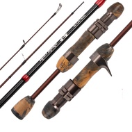 KINGDOM Micro Monster Fishing Rod Fuji Silver K Frame Fuji A Ring 2-3 Sections One Handle Two Rods 1