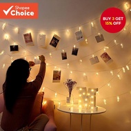 1 Piece Photo Clip String Light, Battery Powered Indoor Fairy Tale Light, Holiday Accessories, Used 