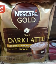 Nescafe Gold Dark Latte (12 X 31grams) X 2