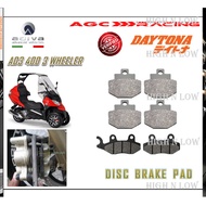 ADIVA DISC BRAKE PADS AD3 400 3 WHEELER BEST QUALITY HNL