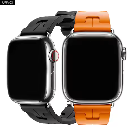 URVOI Kilim Band for Apple Watch Series 11 10 9 8 7 SE3 Rubber motif Single Tour sport silicone stra