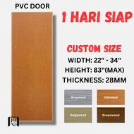 Pintu PVC / Pintu Plastik/ Pintu/ Bilik Tandas / Pintu Tandas/ Plastic Door/ Pintu Bilik Air/ Bilik Air / [Custom Size]