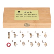 Mainspring Winder Set เครื่องมือซ่อมนาฬิกาทองเหลืองนาฬิกาข้อมือชุดซ่อม DIY Watchmaker Tools