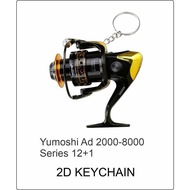 fishing reel kekili memancing AS 2000 AD 8000 SERIES 12+1  keychain angler reel mesin pancing YUMOSH