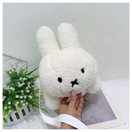 Cute Miffy Large Capacity Crossbody Bag Black Cute Rabbit Handbag Miscellaneous Storage Bag Kawaii G