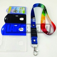 NEW DESIGN!! LANYARD TALI ID CARD FIRST MEDIA PLUS HOLDER