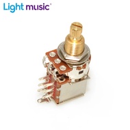 1pcs Guitar Push Pull Potentiometer A250K B250K A500K B500K 18mm Brass Shaft Guitars Control Pot Pot