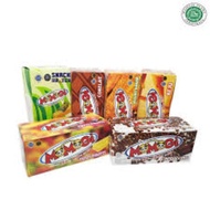 MOMOGI Stick Extruded Snacks - Net 20 pcs x 5 gr Chocolate Cappuccino Cheese Tutti Fruity Corn