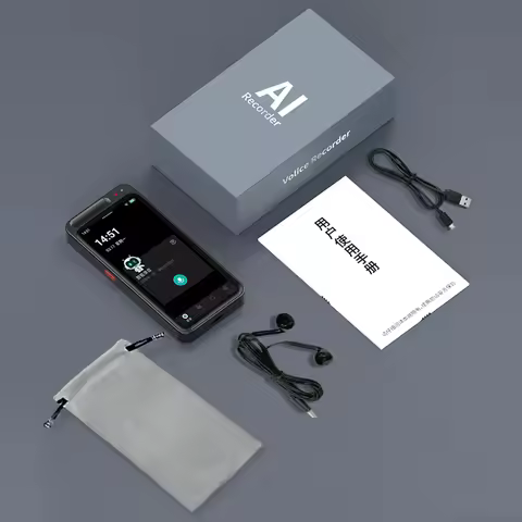 AI Voice Translator Upgraded ChatGPT Language Translator Device with 5 Inch Touchscreen AI Image Tra