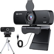 NewlineWork NewEye Professional 4K HD Webcam with Auto-Focus, with 2 mic,Low Distortion, and Physica