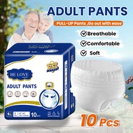 【NEW】BE LOVE Adult Diaper Lightweight High Absorption 2000CC M/L/XL (10pcs/1pack) Adult Pull-Up Pant