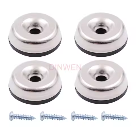 25*9mm Vintage Steel Rubber Isolation Feet Legs Stand Damper Pad Base For Fender Sphinx Blackface Gu