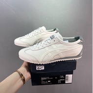 [100% genuine] Onitsuka Tiger men's and women's sneakers (Onitsuka Tiger sheepskin) Mexico 66 runnin