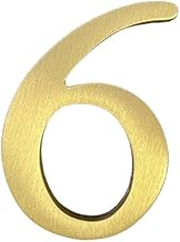 1.77 Inch Height Self Adhesive Solid Brass English Letters 4.5CM Wall sticker Gold Mail Box Numbers 