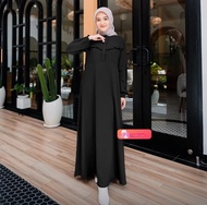 GAMIS POLOS WANITA TERBARU GAMIS CRINKLE AIRFLOW PREMIUM DRESS WANITA DEWASA  / GAMIS BUSUI FRENDLY 
