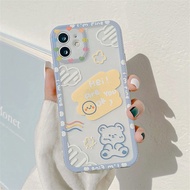CASE SAMSUNG A71 4G A31 A51 4G CLEAR CARTOON BEAR ANIMAL CARTON CASING