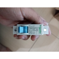 MCB Schneider biru suis on off suis lampu